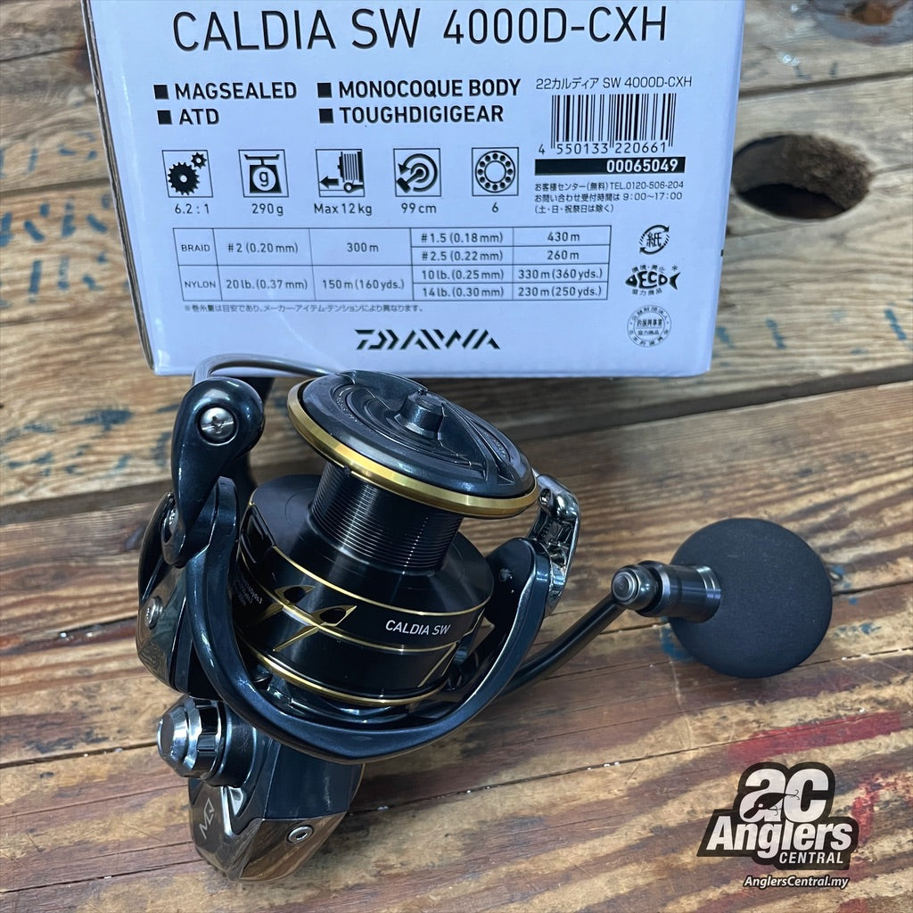 Daiwa 22 CALDIA SW 10000-P Spinning Reel New in Box
