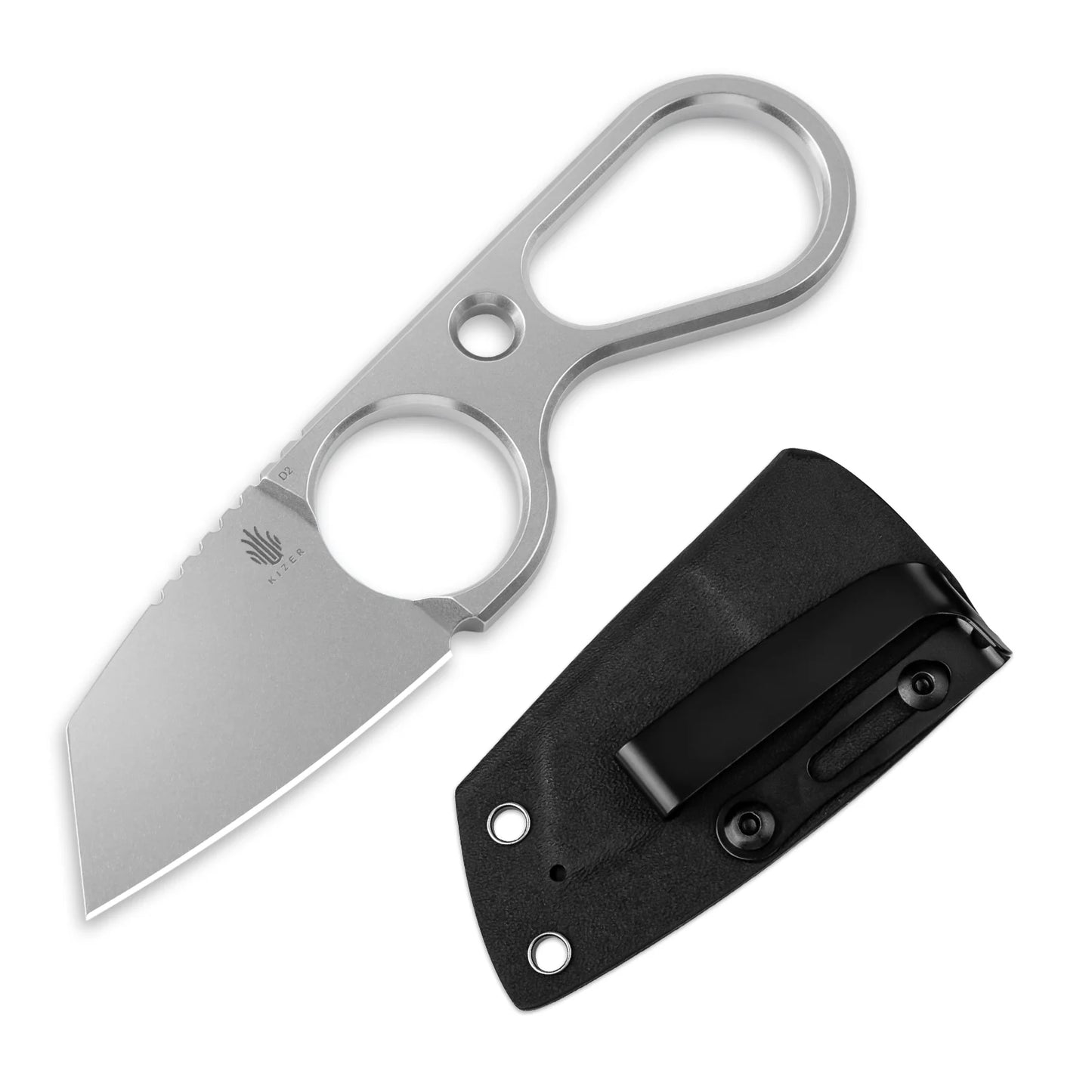 Bowtie D2 Fixed Blade D2 Handle 1061A1 (Stonewashed)