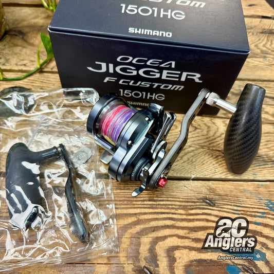 2019 Ocea Jigger F Custom 1501HG (USED, 9/10) with box + S+ RC-SJ 95-105mm