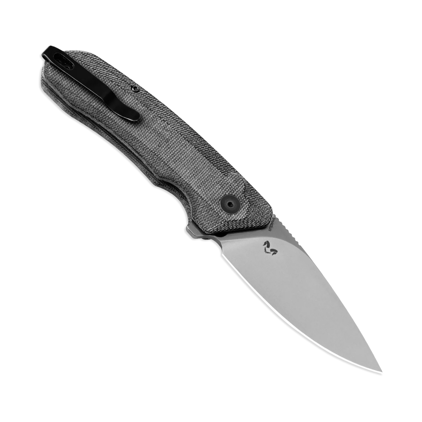 Invictus 154CM Blade Button Lock Micarta Handle V3602C1 (3.41" Stonewashed)