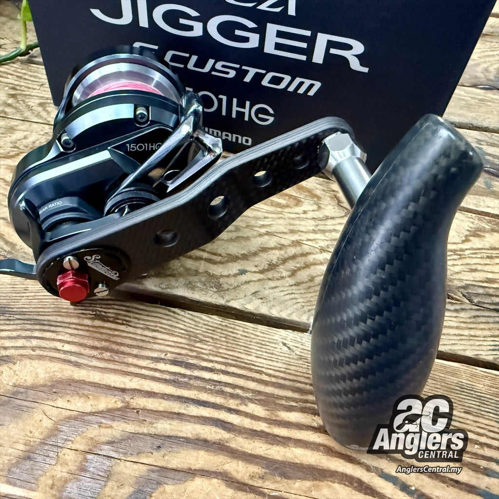 2019 Ocea Jigger F Custom 1501HG (USED, 9/10) with box + S+ RC-SJ 95-105mm