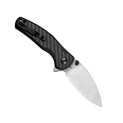 Mini Grouper Nitro V Blade Button Liner Lock Carbon Fiber Handle V3669A1 (3.14" Satin)