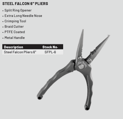 Steel Falcon Pliers 6" (SFPL-6)