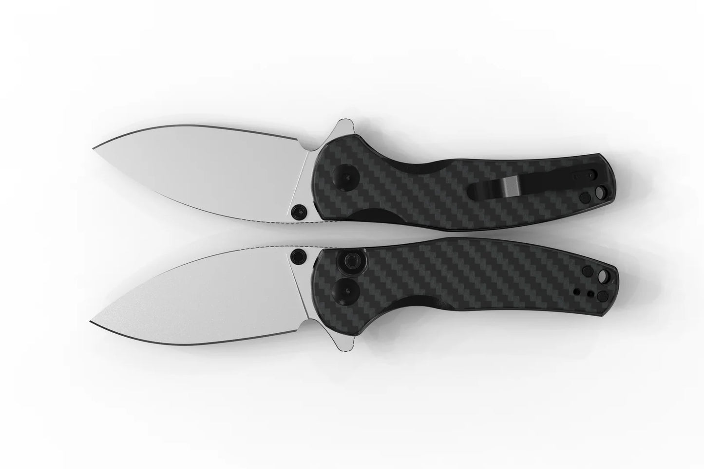 Mini Grouper Nitro V Blade Button Liner Lock Carbon Fiber Handle V3669A1 (3.14" Satin)