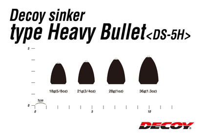 DS-5H Decoy Sinker Jenis Peluru Berat 18G