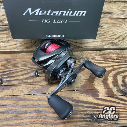 20 Metanium HG Left (USED, like new) with box, mustad pouch