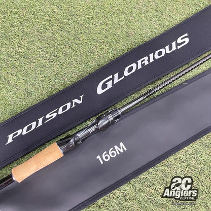 21 Poison Glorious 166M 8-16lb (USED, 9.5/10) with rod sleeve/bag