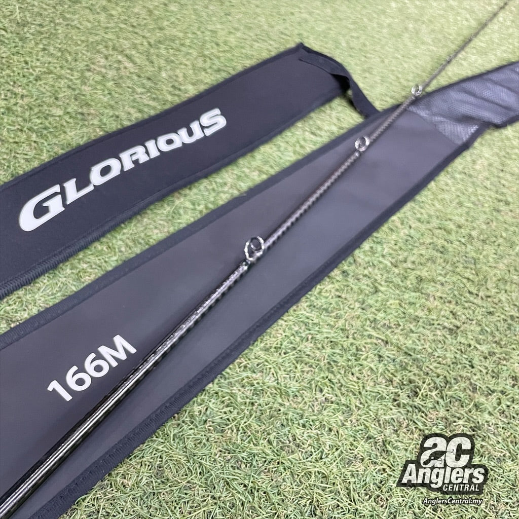 21 Poison Glorious 166M 8-16lb (USED, 9.5/10) with rod sleeve/bag