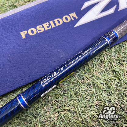 Poseidon Zephyr The MJ Racing PZC-70 12-25lb (USED, 9.5/10) dengan lengan/beg rod