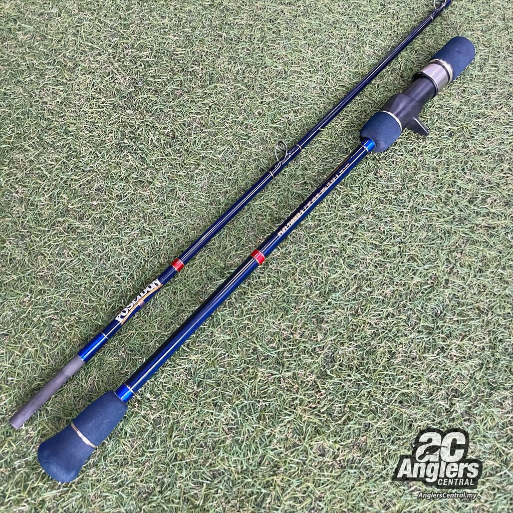 Poseidon Longfall Jerker PLFJ 710MH-4 PE0.6-5 (USED, 9/10) dengan beg/lengan rod