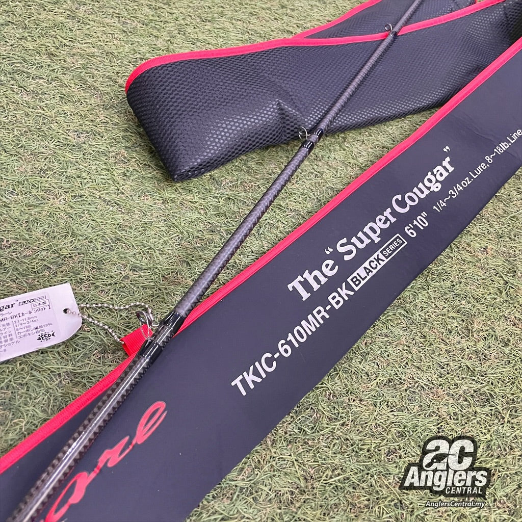 Inspirare Kaleido The Super Cougar TKIC-610MR-BK 8-18lb (USED, 9.9/10) dengan beg/lengan rod