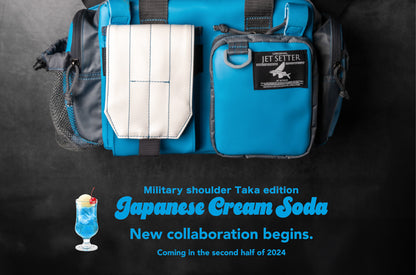 Military Shoulder Bag - Taka edition "Japanese Cream Soda"