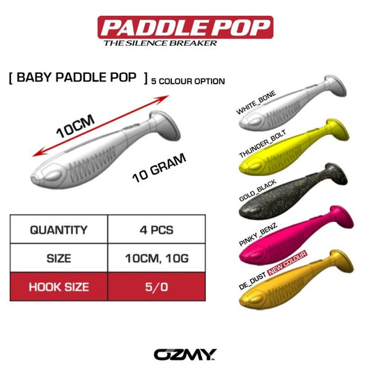 Peredam Bayi Paddle Pop (10cm 10g)