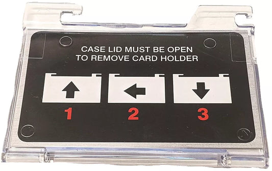 Pelican Air Case Clear Card Holder