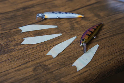 Pre-cut shell sheet for custom lures