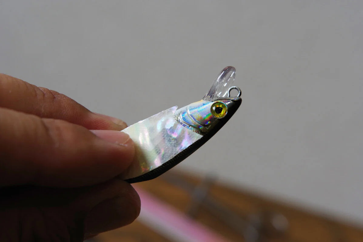 Pre-cut shell sheet for custom lures