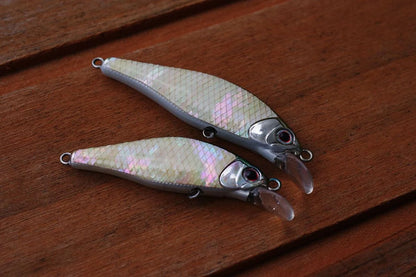 Pre-cut shell sheet for custom lures