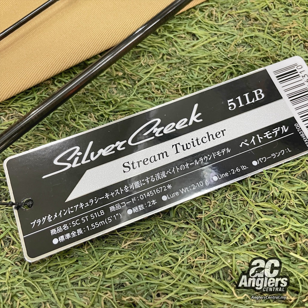 22 Silver Creek Stream Twitcher SC ST 51LB – Anglers Central