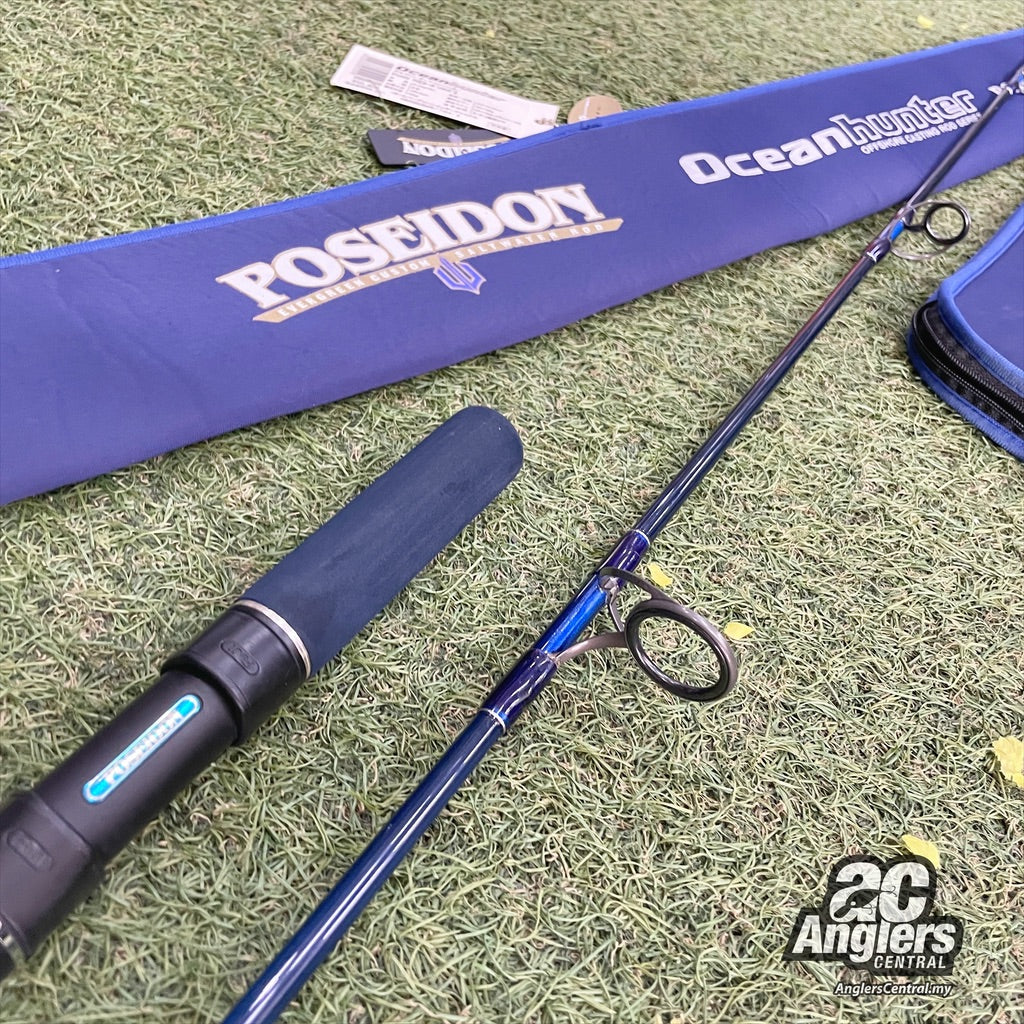 Poseidon Ocean Hunter POHS 70 PE1.5-3 (USED, 9/10) with rod bag/sleeve –  Anglers Central